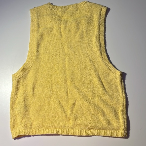 yellow knit top !! - Picture 2 of 3
